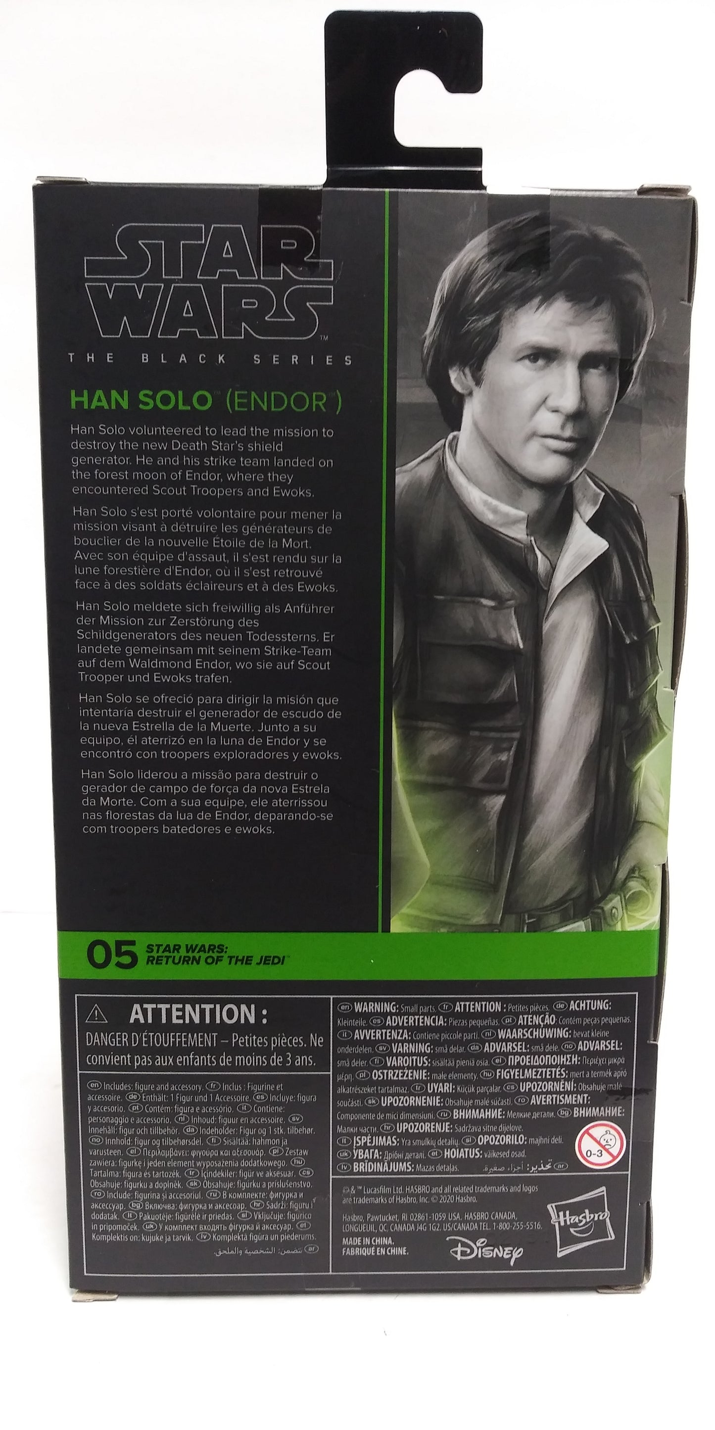 Star Wars: The Black Series 6" Han Solo (Return of the Jedi) Figure BY HASBRO