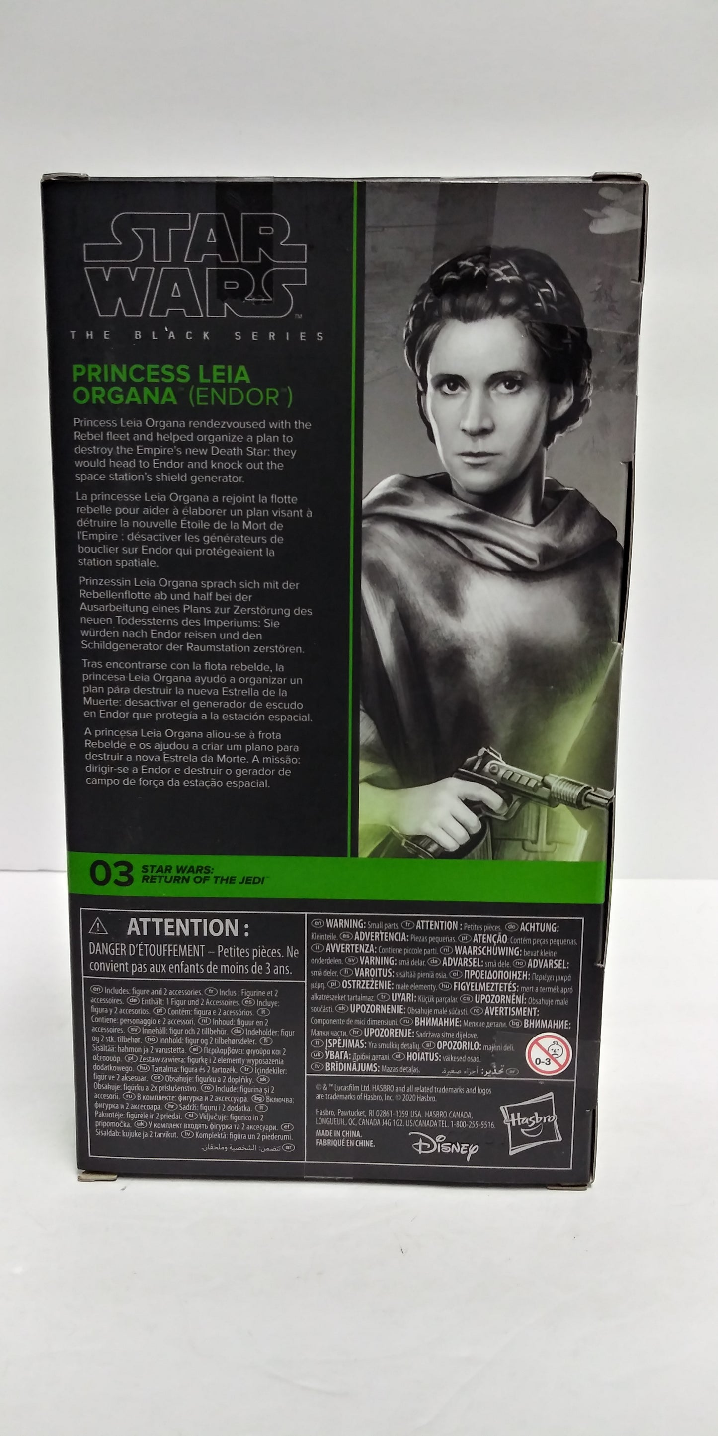 Star Wars: The Black Series 6" Princess Leia (Return of the Jedi) Figure BY HASBRO