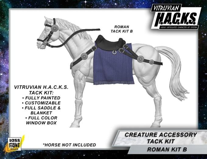 MIGHTY STEEDS ROMAN TACK KIT BLUE