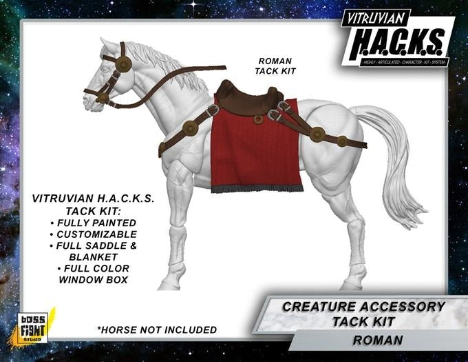 MIGHTY STEEDS ROMAN TACK KIT RED