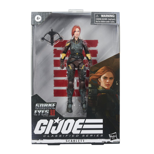 GI Joe Classified Series Snake-Eyes Movie Scarlett Action Figure