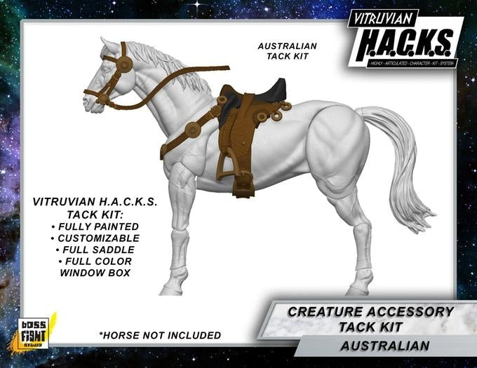 MIGHTY STEEDS AUSTRALIAN TACK KIT BROWN