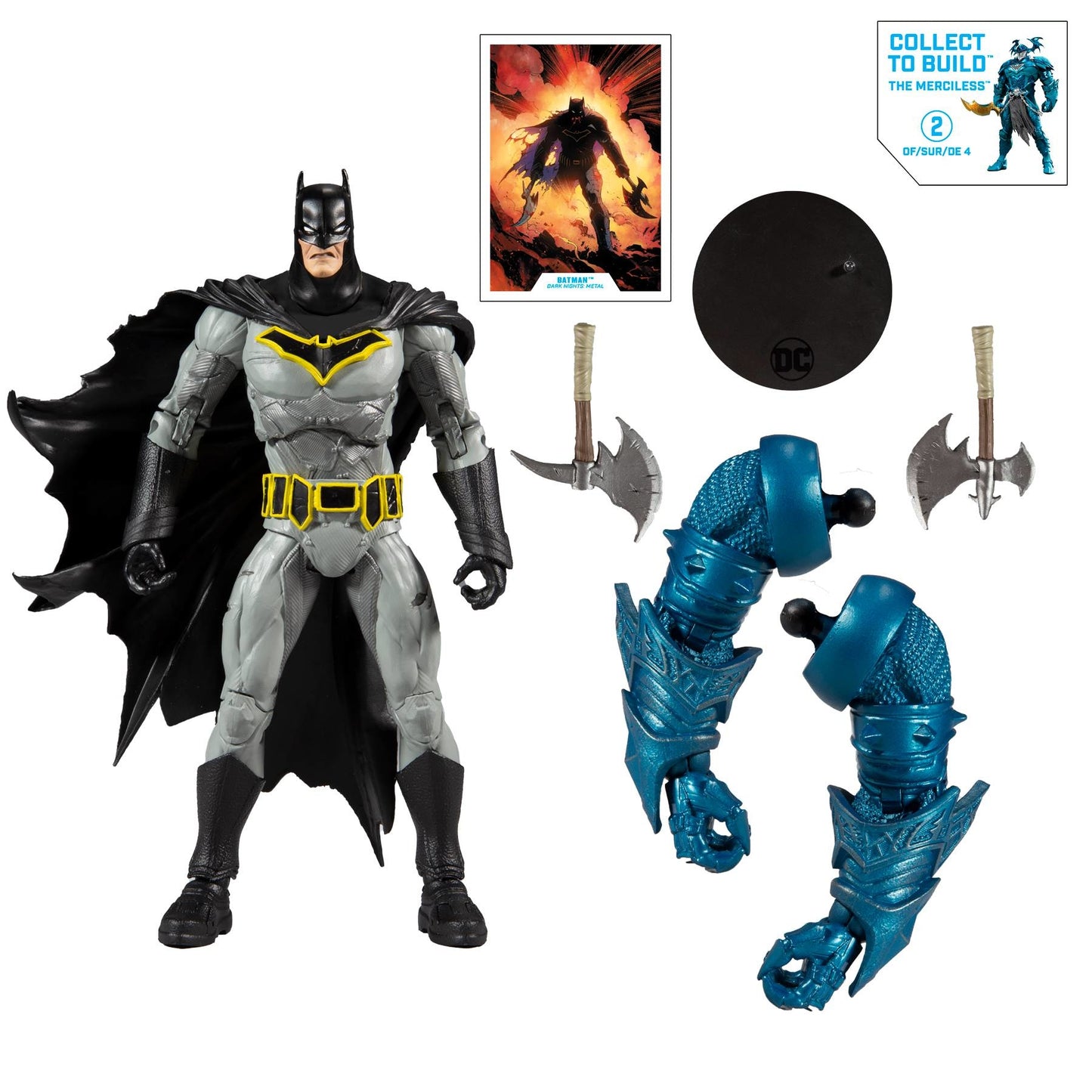 DC COLLECTOR BUILD-A WV2 BATMAN 7IN SCALE AF