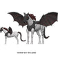 MIGHTY STEEDS DARK PEGASUS AND UNICORN CREATURE KIT