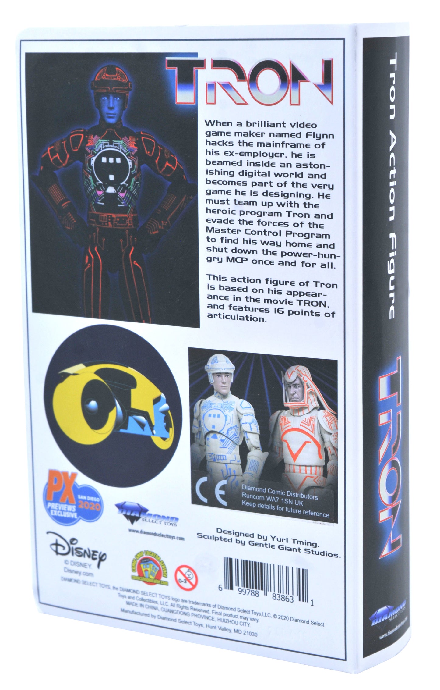 SDCC 2020 TRON DLX VHS FIGURE BOX SET